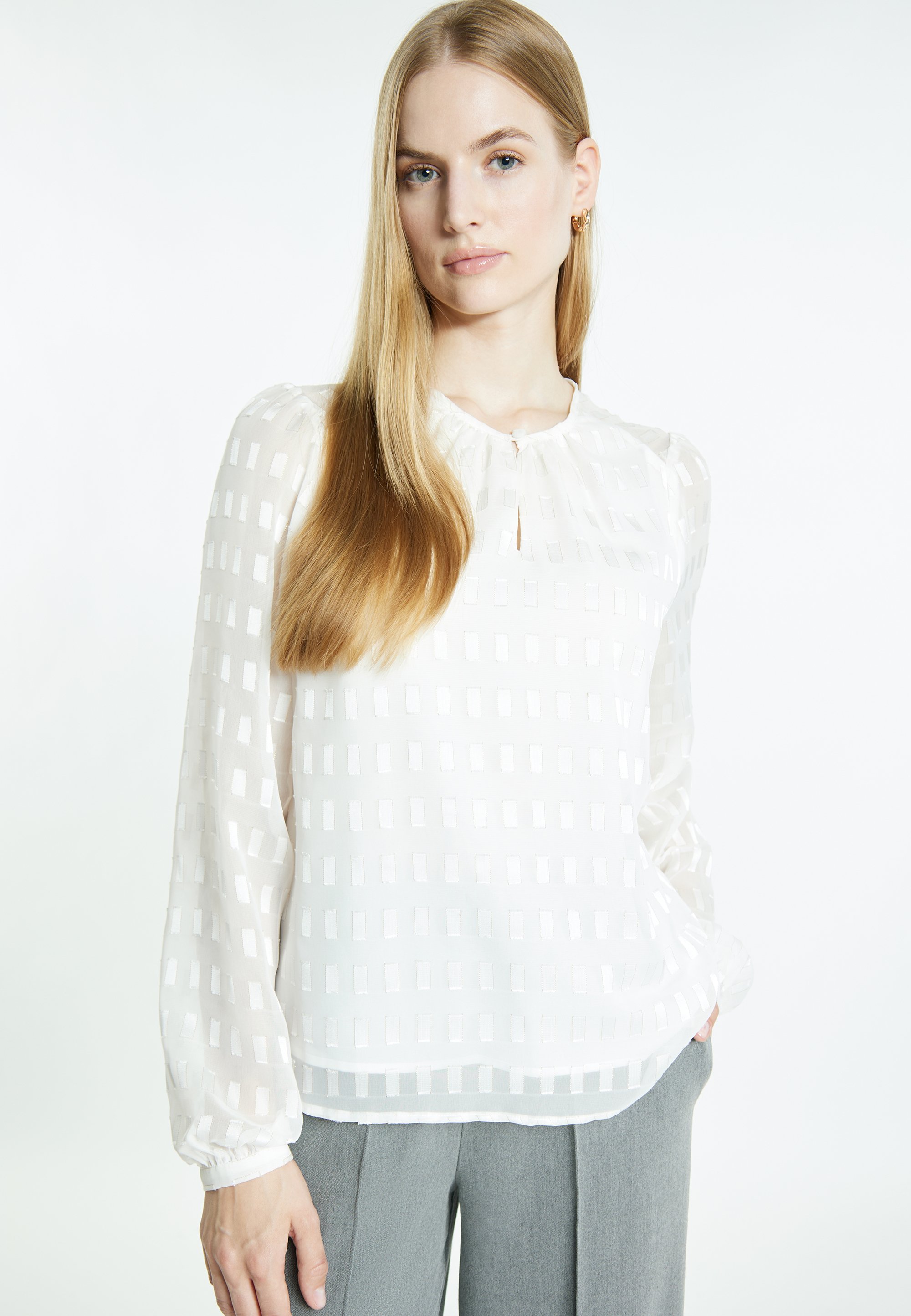 Bluse wollweiß Clearance